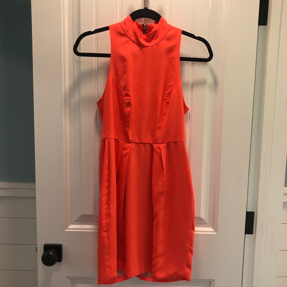 Naven. Highlighter orange dress. Size Small.